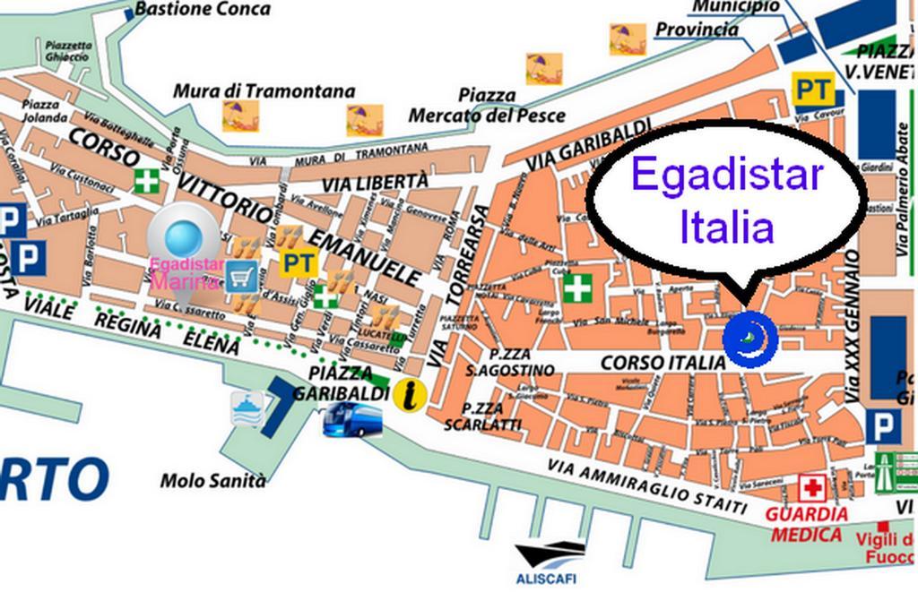 Trapani Egadistar Apartments Værelse billede